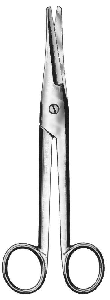 Mayo Noble Scissors 6 1/2″ curved beveled