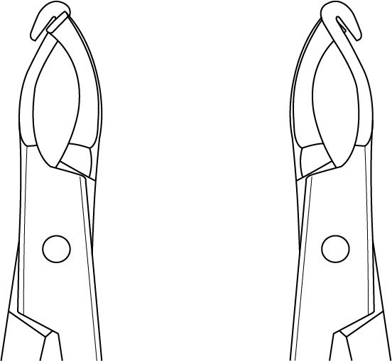 Suture Cutter 6″ straight, flat and reversible, CGS 3-0/7-0, Silk 2-0/6-0 - Image 2