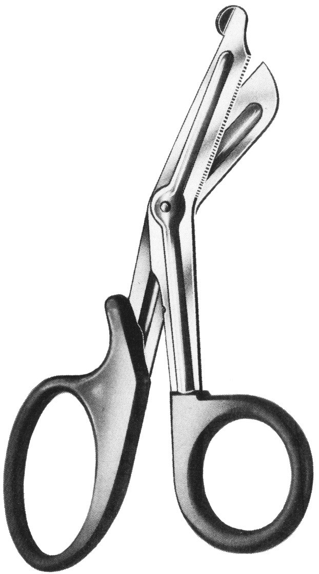 Utility Scissors 5 1/2″ black plastic handle