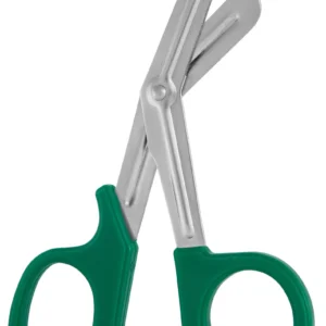 Utility Scissors 7 1/2″ green plastic handle