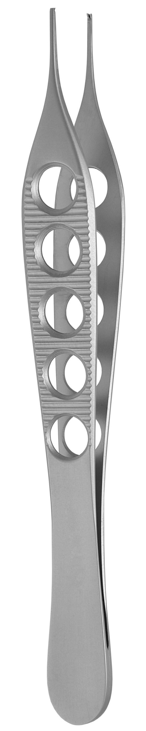Adson Tissue Forceps 4 3/4″ 1×2 teeth with fenestrated handles
