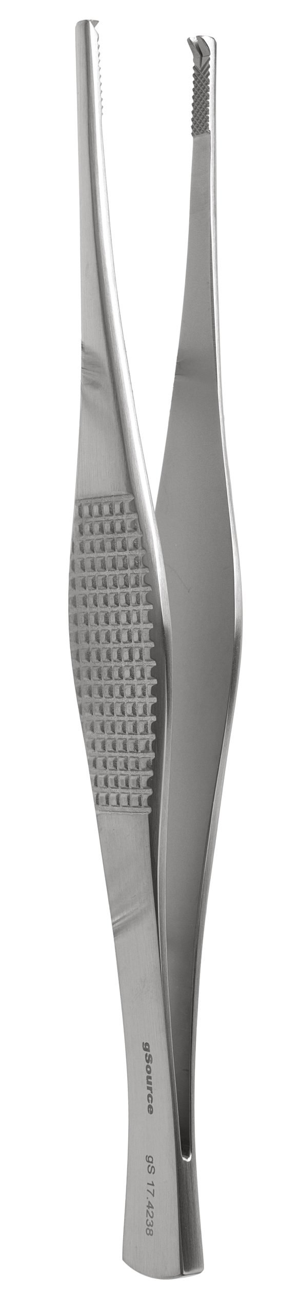 Ferris Smith Tissue Forceps 7″ platform 1×2 teeth serrated handle