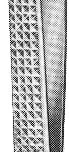 Bonney Tissue Forceps 9 1/2″ serrated 1×2 teeth
