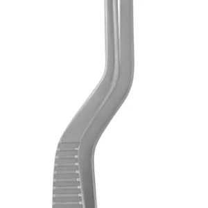 Adson Hypophyseal Bayonet Forceps 9″, curved up, 6.0mm round cup