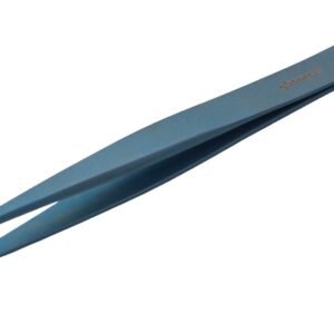 Swiss Jeweler Forcps #3 4 3/4″, Titanium blue