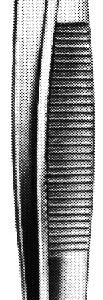 Dressing Forceps 7″ narrow serrated