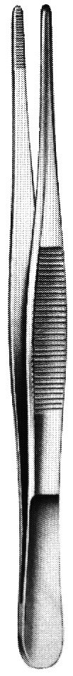 Dressing Forceps 8″ narrow serrated
