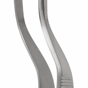 Cushing Bayonet Dressing Forceps 7 1/4″ serrated