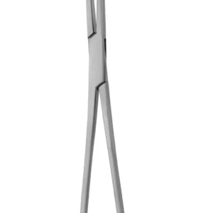 Foerster Forceps 10″ curved narrow serrated long
