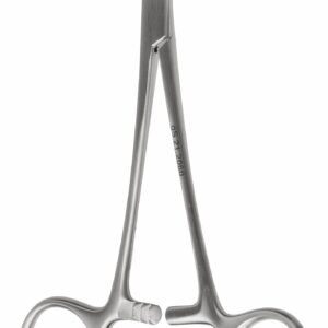 Neivert Needle Holder 5″ smooth with groove, one offset ring