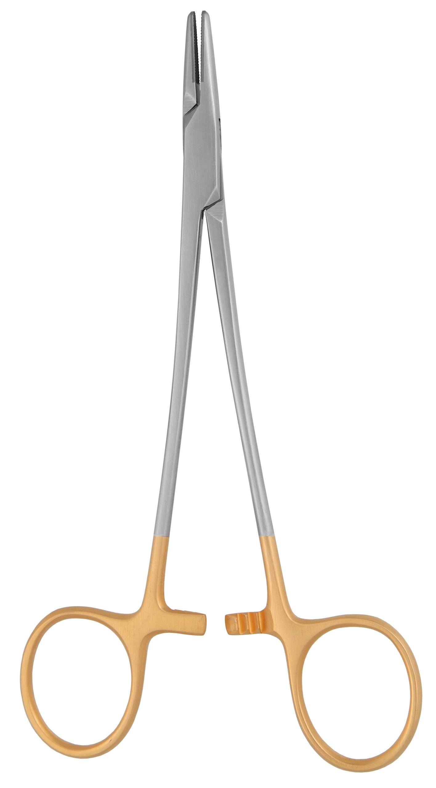 Crile-Wood Needle Holder 6″ serrated, tungsten carbide left-handed