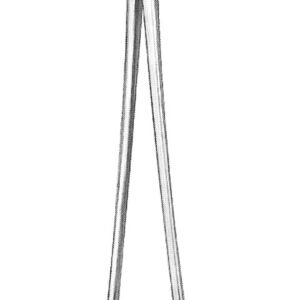 DeBakey Needle Holder 9″ delicate serrated, tungsten carbide