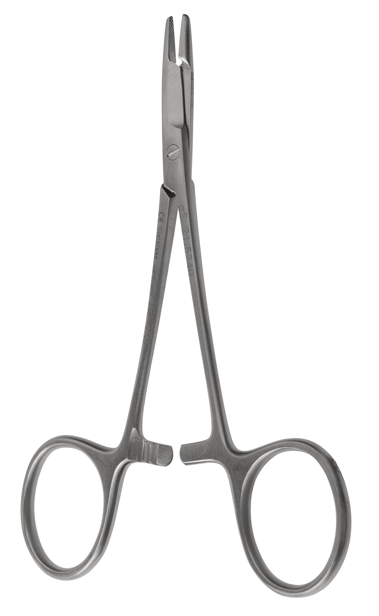 Olsen Hegar Needle Holder 4 1/2″ delicate serrated