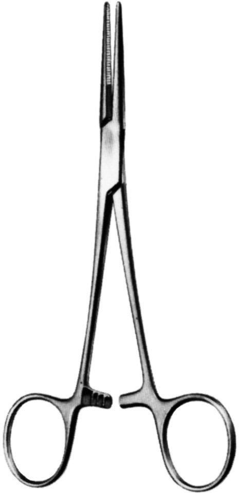 Rankin-Kelly Forceps 6 1/4″ curved