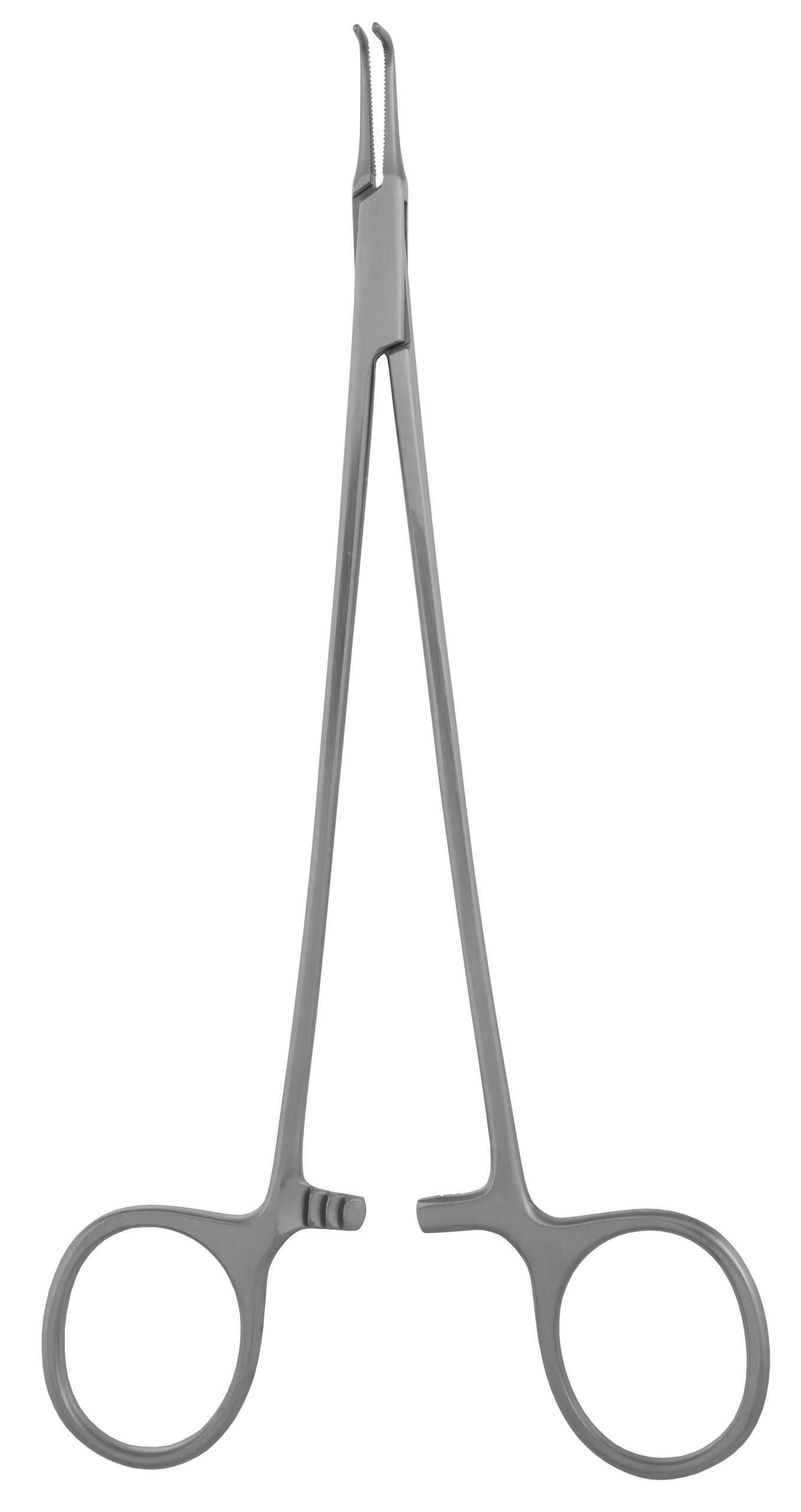 Bailey Forceps 7″, 90 degree angle, fine serrated