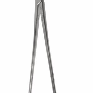 Schnidt Forceps 7 1/2″ slight curved one open ring