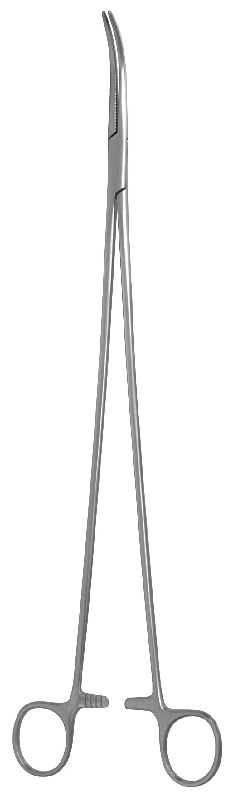 Bariatric Extra Long Zenker Ligature Forceps 14″ curved fully serrated