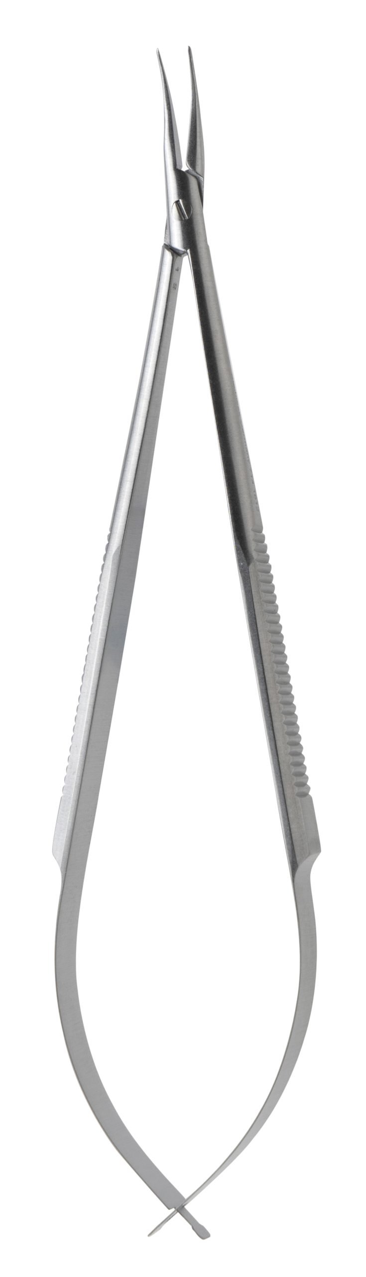 Castroviejo Needle Holder 5 1/2″ curved without lock, smooth