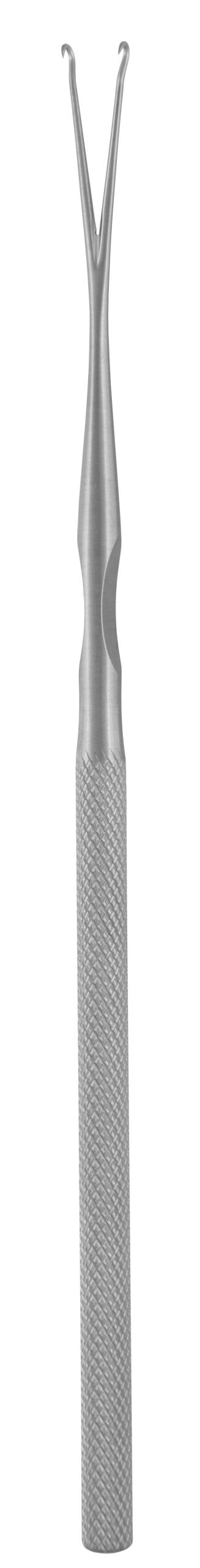 Barskey Skin Hook 6″, 2 prongs sharp, 2.0mm