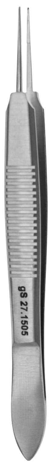 Castroviejo Suture Forceps 4″ with tying platform 1.5mm 1×2 teeth