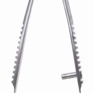 Vannas Micro Scissors 3 1/4″, fine curved, sharp/sharp, without lock, squeeze handle