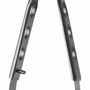 McPherson-Westcott Conjunctival Scissors 4 1/4″, curved, medium, blunt/blunt, without lock, blunt, fenestrated squeeze handle