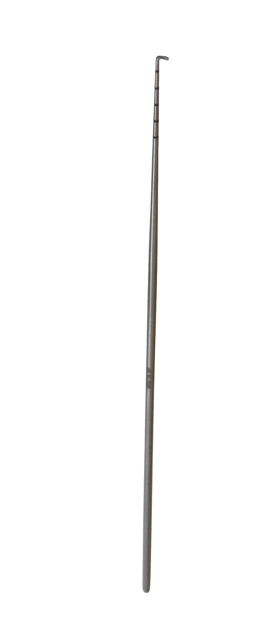 Hook Probe 9″, 2.5mm blunt, 5mm grad lines, shaft only for detach handle MK 30.2400 - Image 2