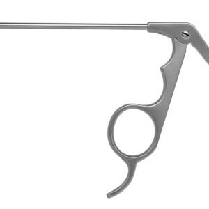 Hook Scissors, 5″ shaft, diameter 3.4mm, lower blade serrated