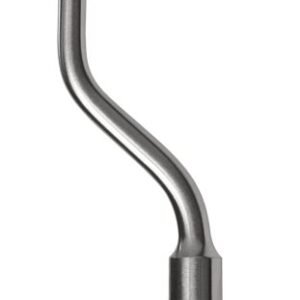 Caspar Micro Dissector 9″ curved down 1mm knurled bayonet handle