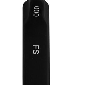 Micro Discectomy Cervical Curette 8 1/2″, backward angled, #00, offset black aluminum handle