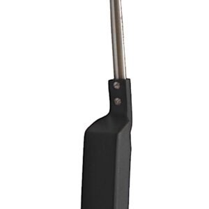 Micro Discectomy Cervical Curette 9 1/2″, backward straight, #0, offset black aluminum handle