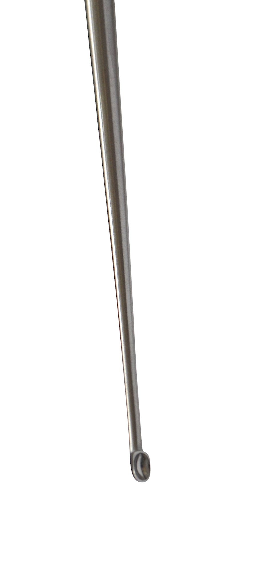 Micro Discectomy Cervical Curette 9 1/2″, backward angled, #0, offset black aluminum handle - Image 5