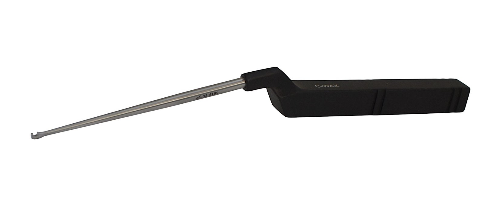 Micro Discectomy Cervical Bone Waxer 9 1/2″, 3.5mm, offset black aluminum handle - Image 2