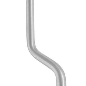 Caspar Bayonet Micro Dissector 9″, 4.5mm curved, knurlded handle