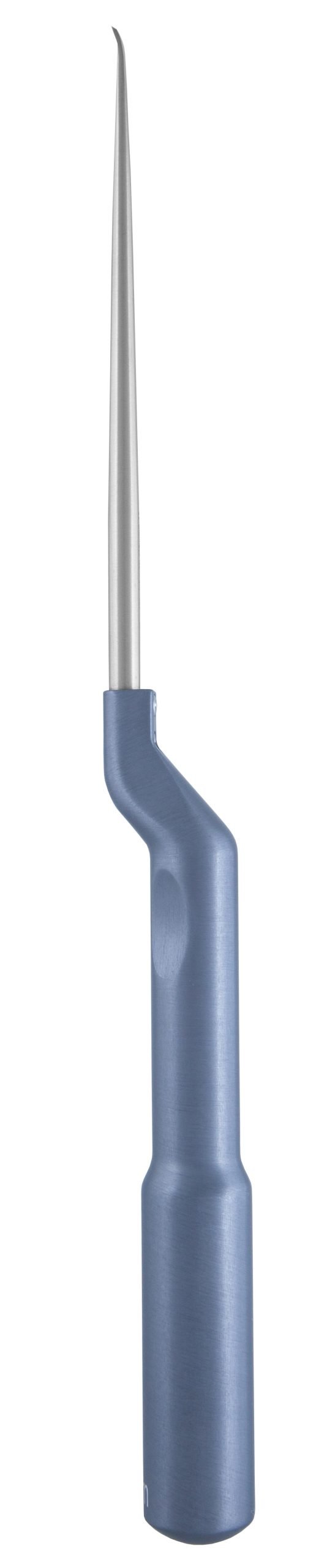 Micro Discectomy Cervical Dissector 10″, 3mm, straight, offset grey aluminum handle