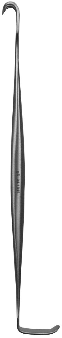 Senn Retractor 6 1/4″ 2 end prongs blunt and 1 middle prong sharp
