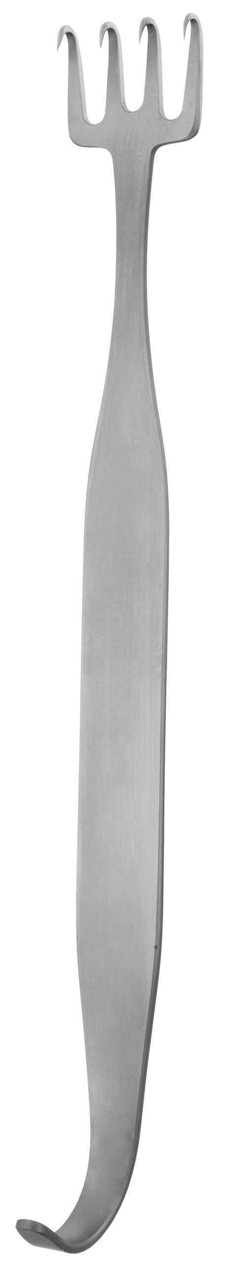Freeman Face Lift Retractor 7″ straight, 22mm, 4 prongs in-line, sharp