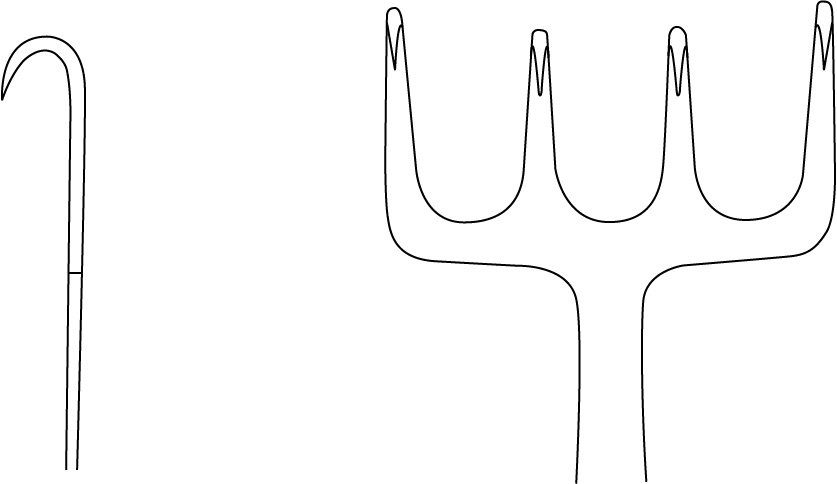 Freeman Face Lift Retractor 7″ straight, 36mm, 4 prongs offset, sharp - Image 2