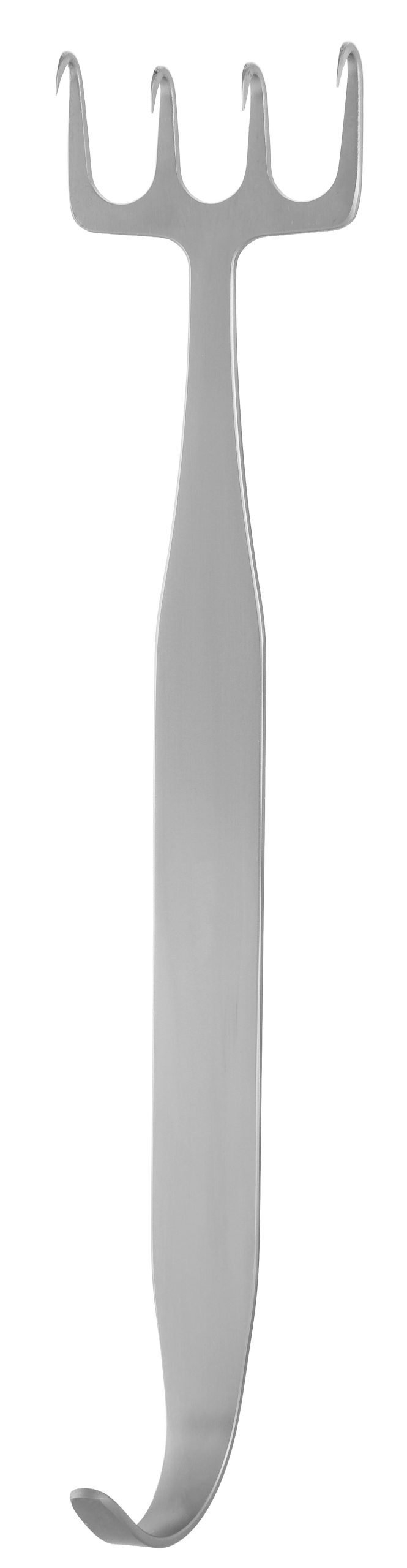 Freeman Face Lift Retractor 7″ straight, 36mm, 4 prongs offset, sharp