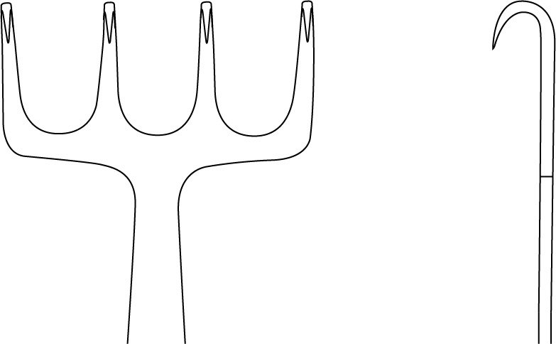 Freeman Face Lift Retractor 7″ straight, 36mm, 4 prongs in-line, sharp - Image 2