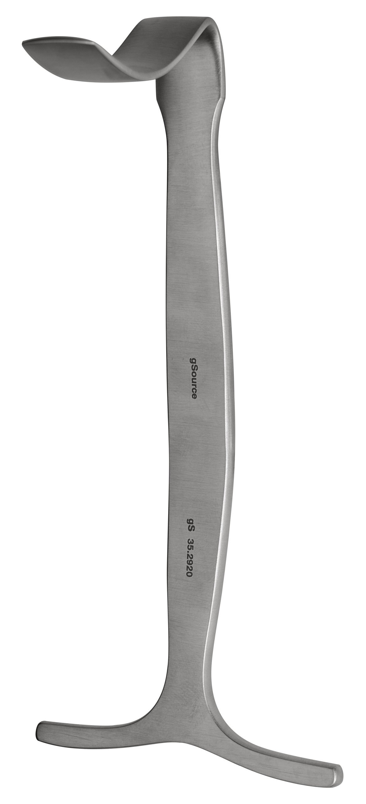 Smillie Retractor T-Handle 5 1/2″ up curved 13x55mm