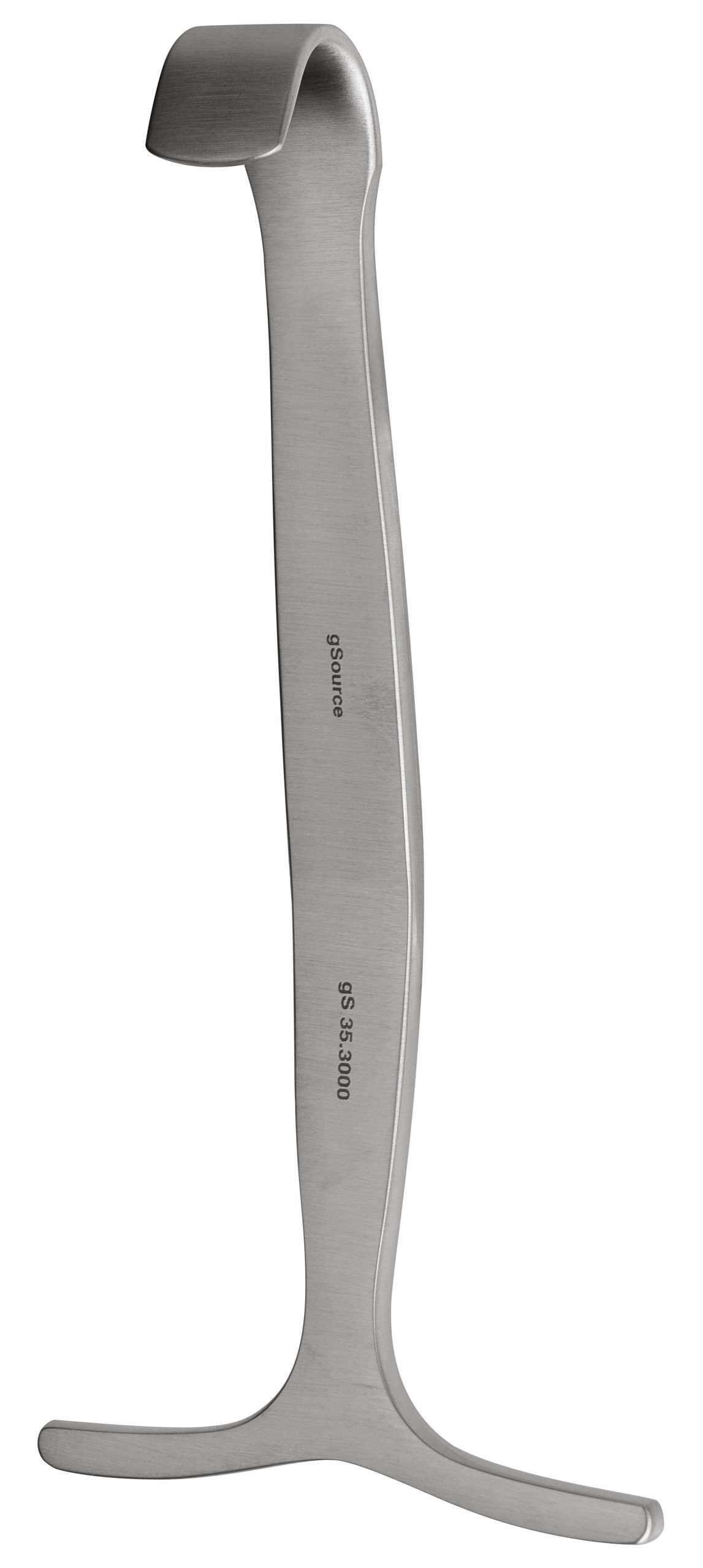 Smillie Retractor T-Handle 5″ down curved 13x18mm