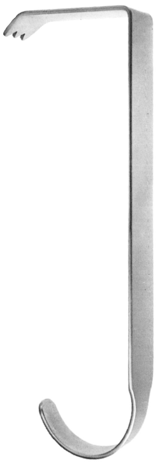 Hibbs Retractor 9 1/2″ 1″ x 2″ sharp