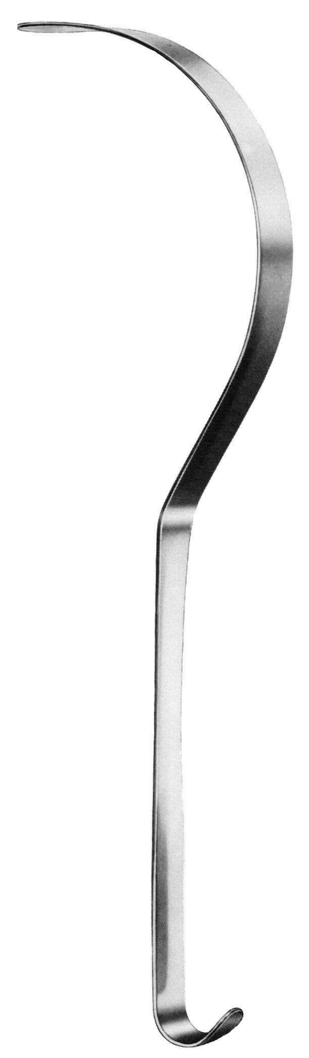 Deaver Retractor 10 1/2″ x 1″ thin handle