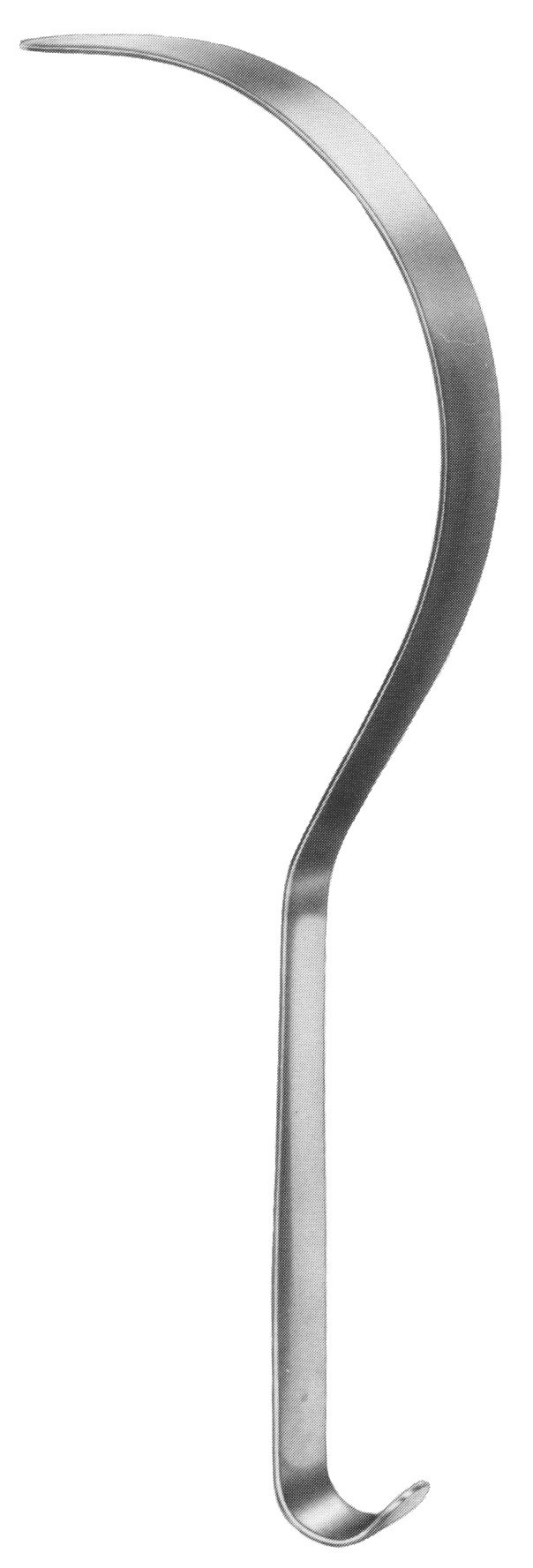 Deaver Retractor 12″ x 1″ thin handle
