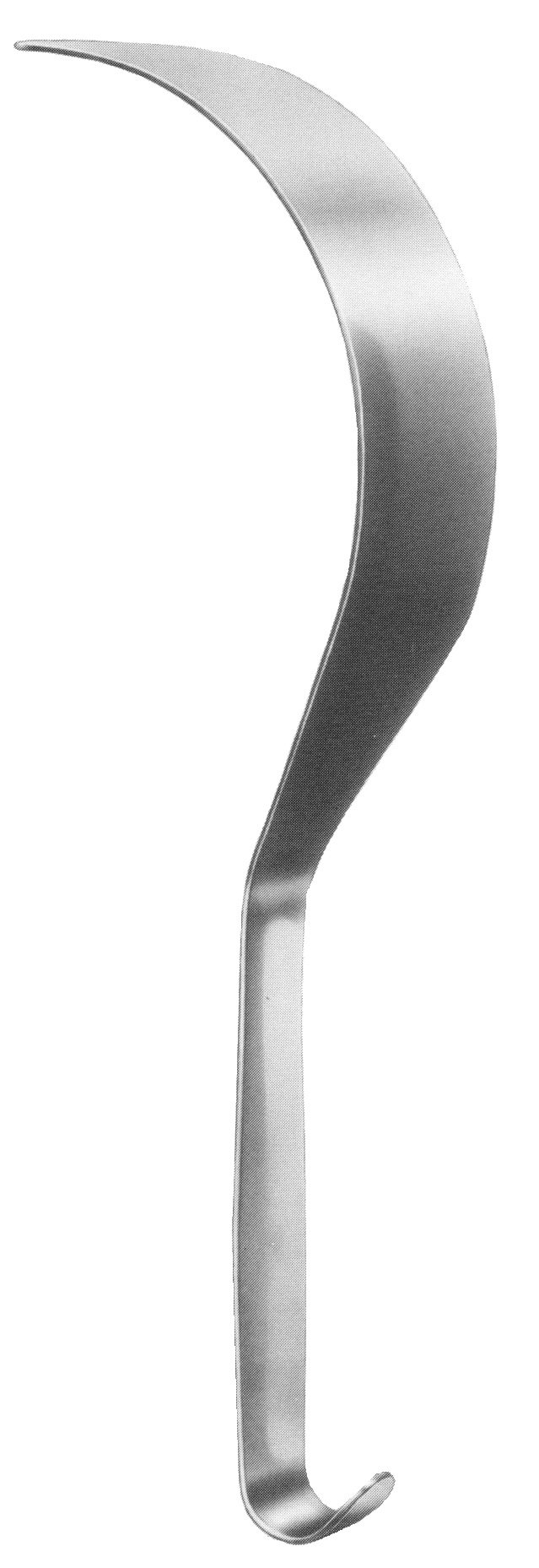 Deaver Retractor 12″ x 2″ thin handle