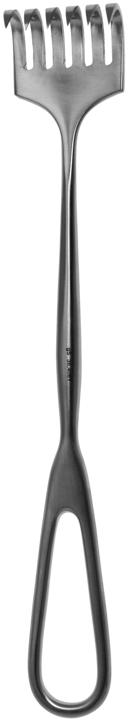 Volkmann Retractor 9″ 6 deep prongs sharp
