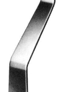 Nerve Root Retractor 8 1/2″ offset 4mm blade