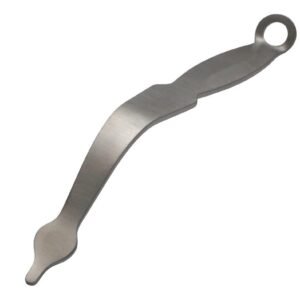 Chandler Retractor 9 1/2″ curved, 16mm blunt, handle bent, 1 hole
