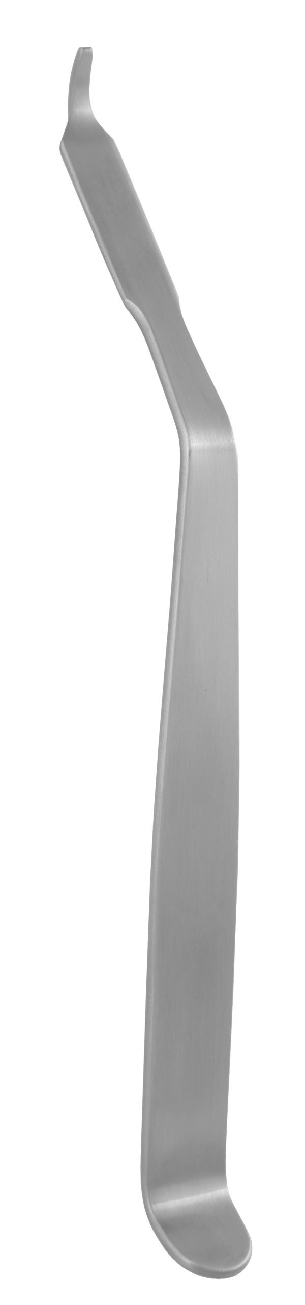 MKRetractor, Hohmann Mini 5 1/2″, 8mm wide blade, 35mm 45 degree drop, 12mm handle bent